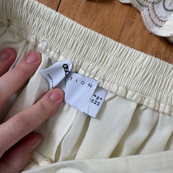 ASOS White and Gray Embroidered Blouse and Shorts Set - Picture 2 of 8